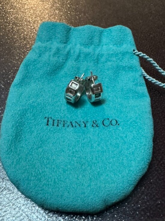 Tiffany & Co. Jewelry - Tiffany & Co. Atlas X Hoop Earrings | Vintage 1995 | Sterling Silver 925 | Made